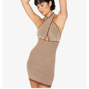 Callahan Knitwear Halter Dress